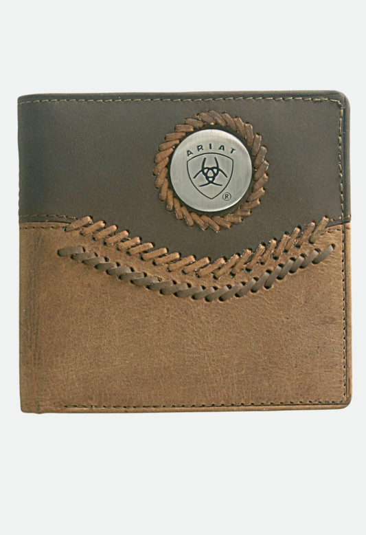 Ariat Bi-Fold Wallet - Two Toned Accents