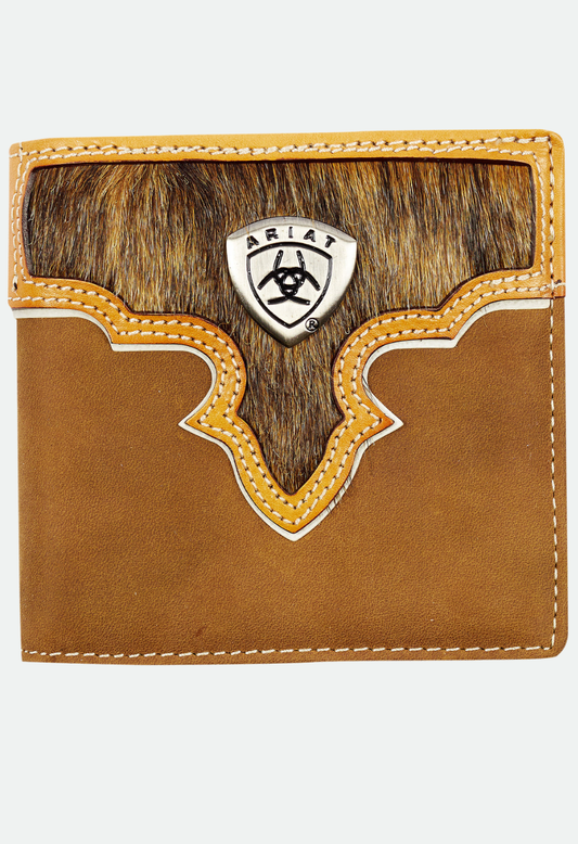 Ariat Bi-Fold Wallet - Two Toned Hair On