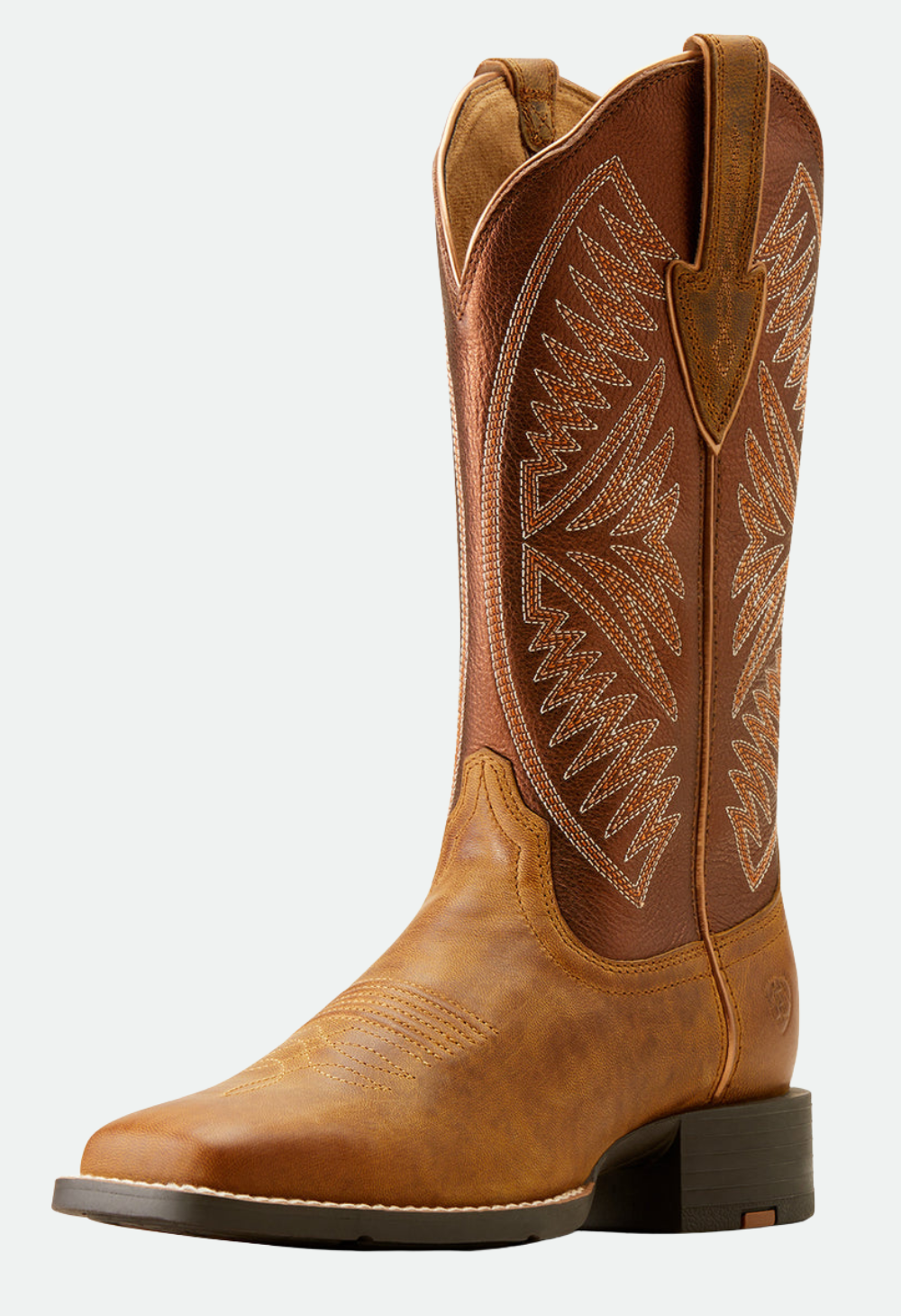 Ariat Women's Round Up Ruidoso (Pearl/Burnished Chestnut)
