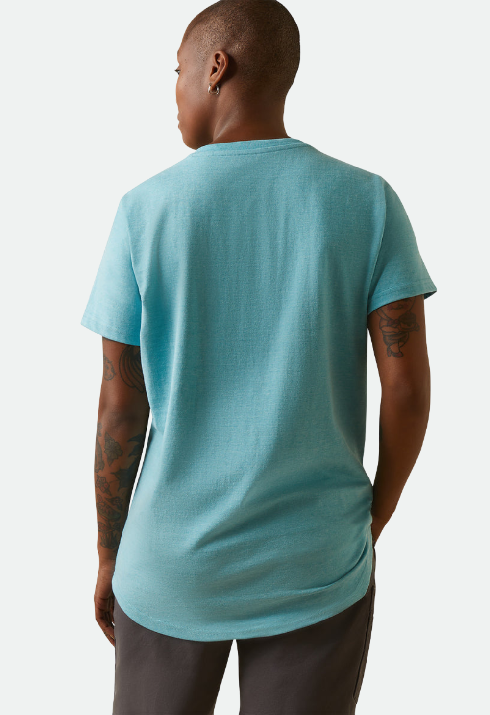 Ariat Women's Rebar Cotton  V-Neck SS Top