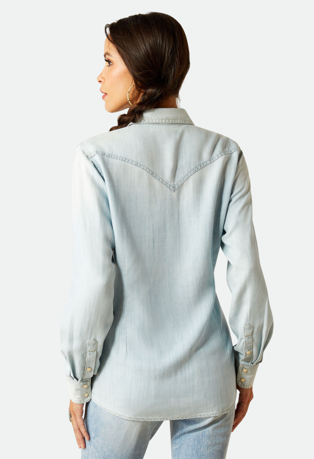 Ariat Women's Blues Bleached Chambray Shirt