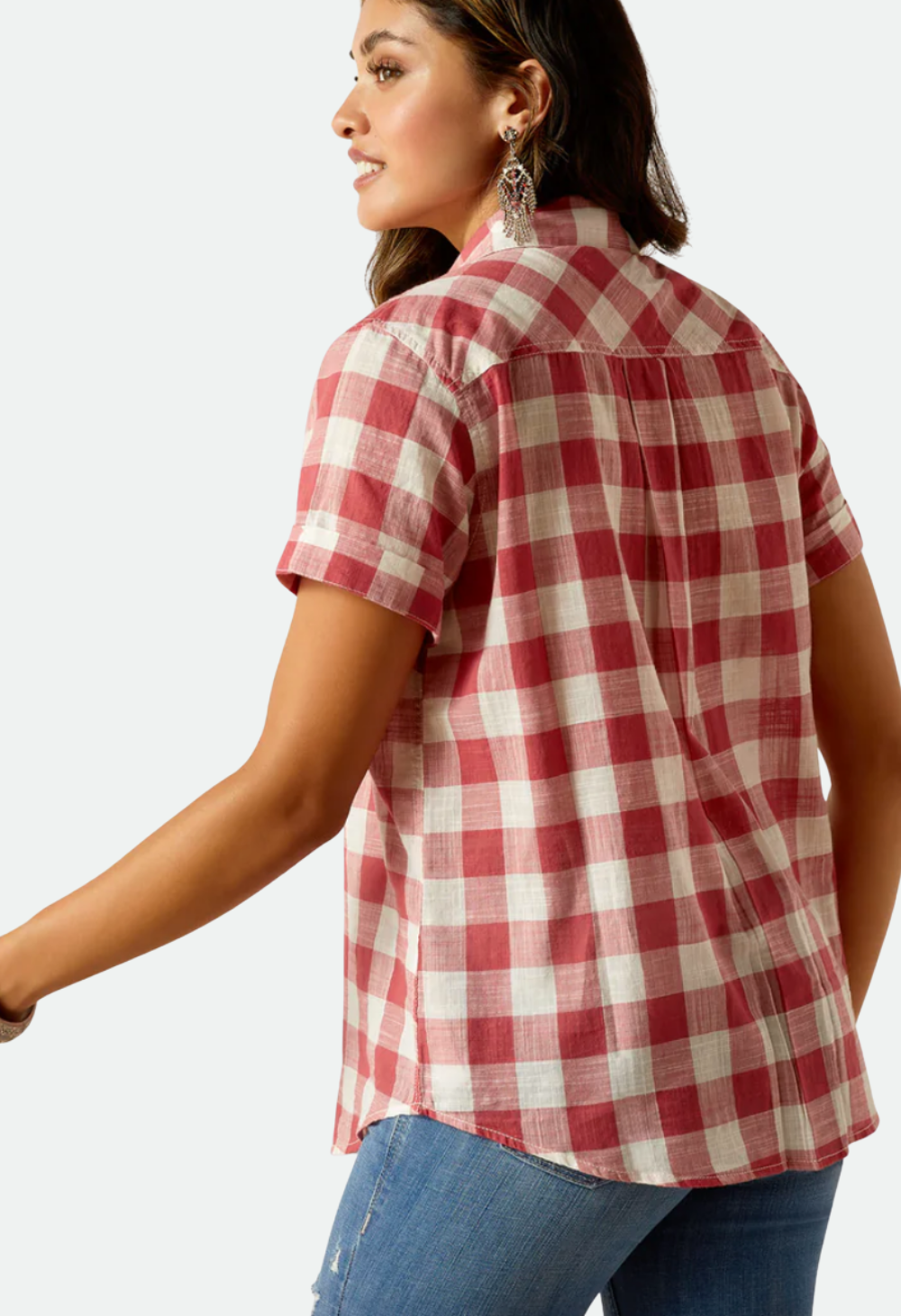 Ariat Women's Billie Jean Short Sleeve Shirt - Merida Plaid