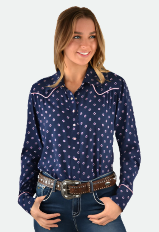 Pure Western Women's Lorrinda Print L/S Shirt