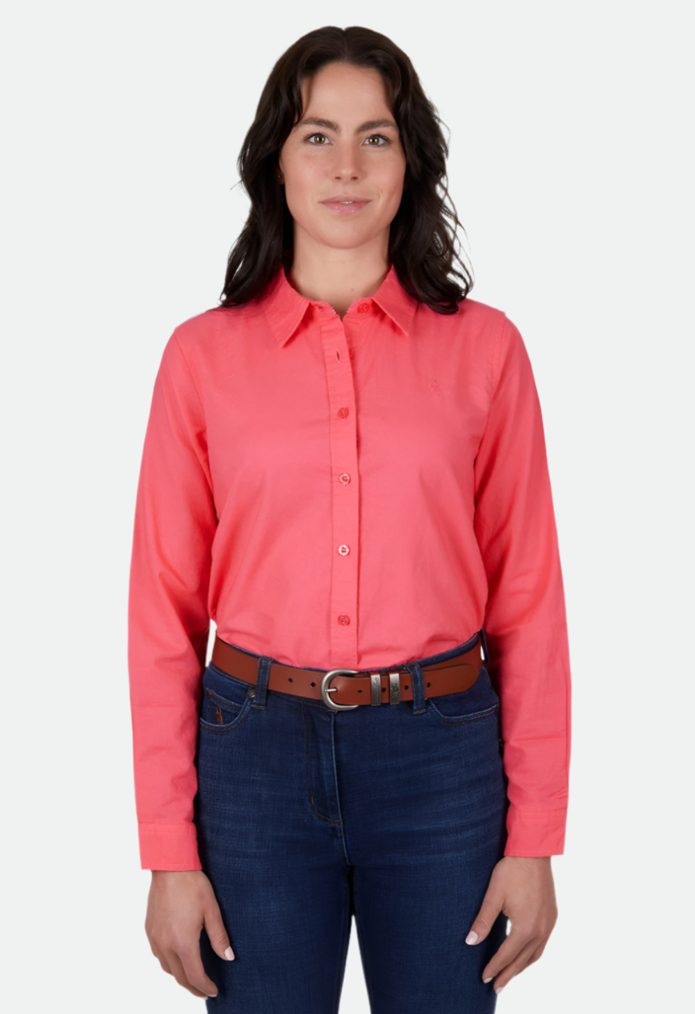 THOMAS COOK WOMENS LAURA L/S SHIRT (CORAL)
