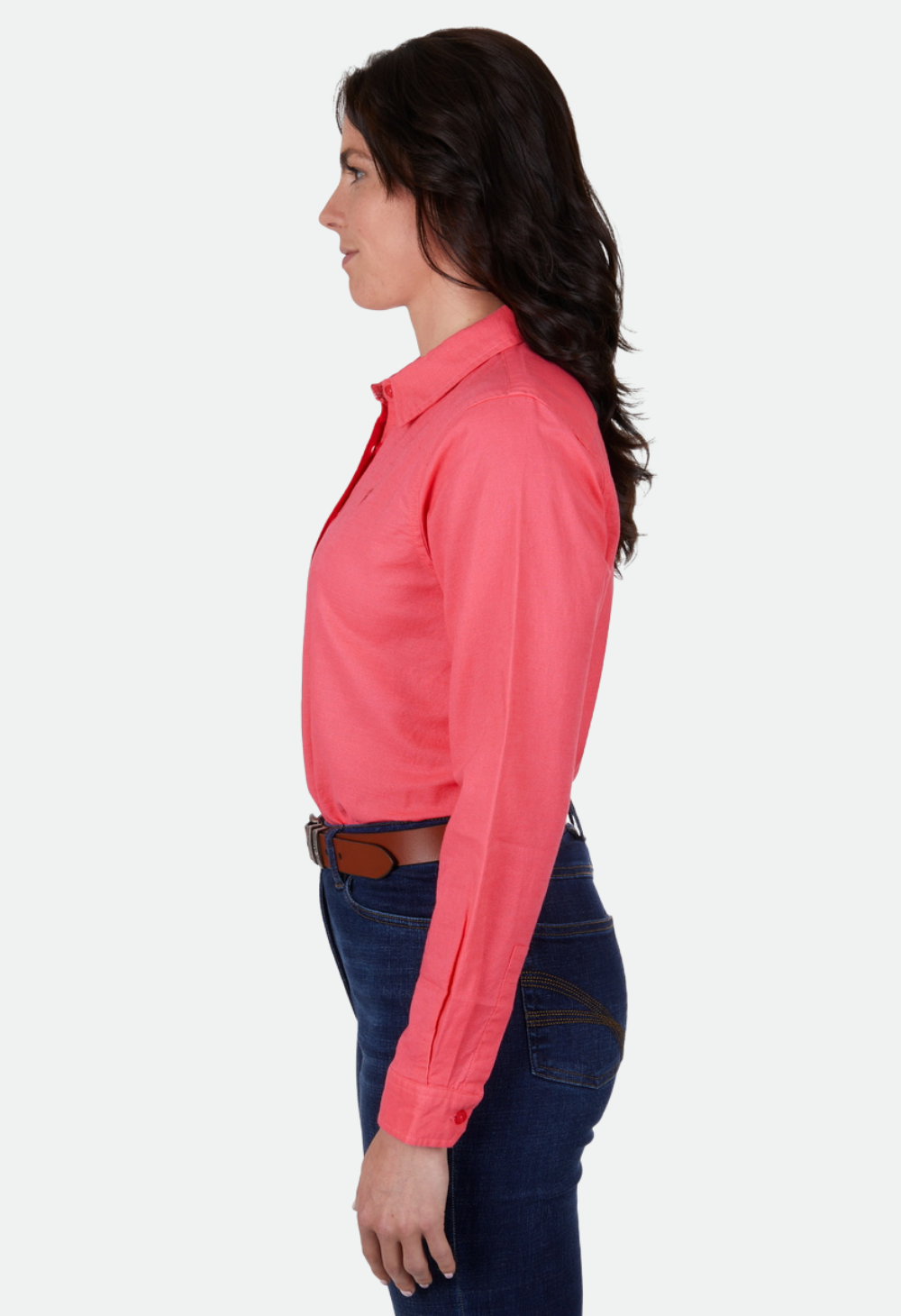THOMAS COOK WOMENS LAURA L/S SHIRT (CORAL)