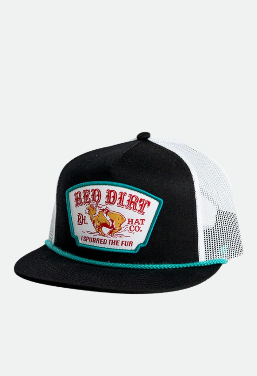 Red Dirt Hat Youth Mutton Bustin Black and White Hat RDHCY-61