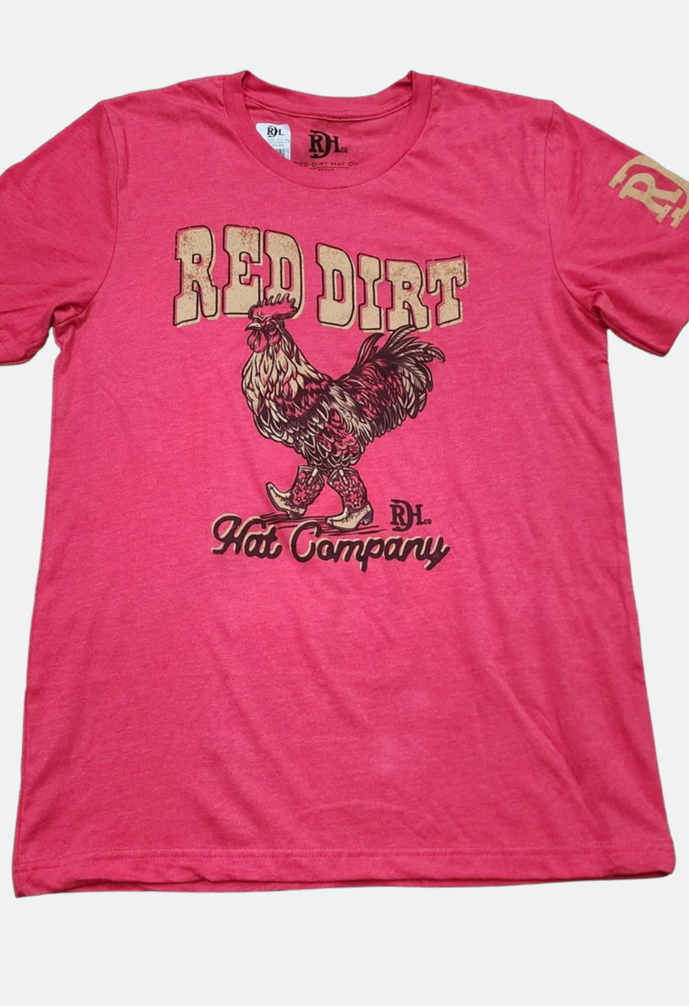 Red Dirt Hat Co Boots n' Beaks Youth T-Shirt - Red