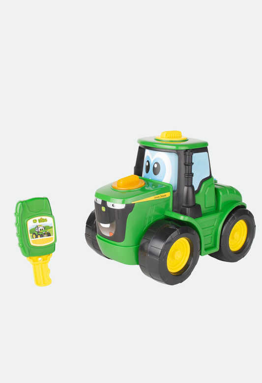 John Deere Key-n-Go Johnny Tractor with 15 Interactive Ways to Play