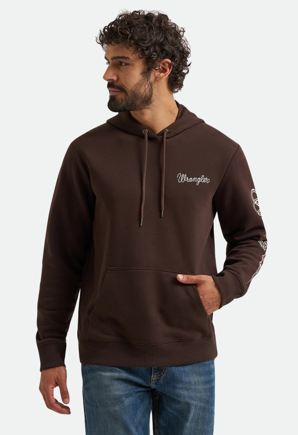 Wrangler® Men's Rope Logo Hoodie