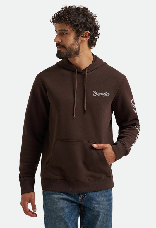 Wrangler® Men's Rope Logo Hoodie