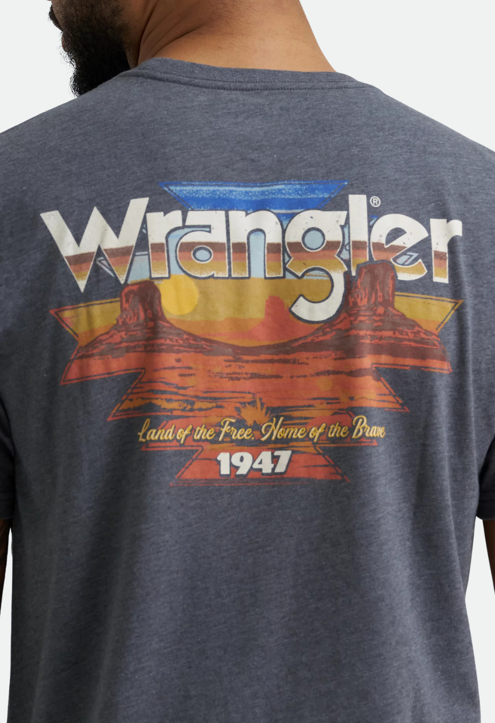 Wrangler Men's Back Graphic Pocket T-Shirt