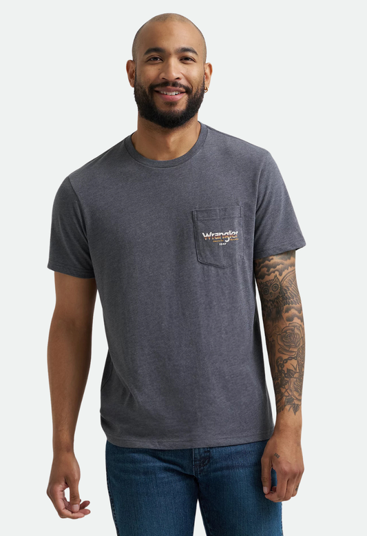 Wrangler Men's Back Graphic Pocket T-Shirt