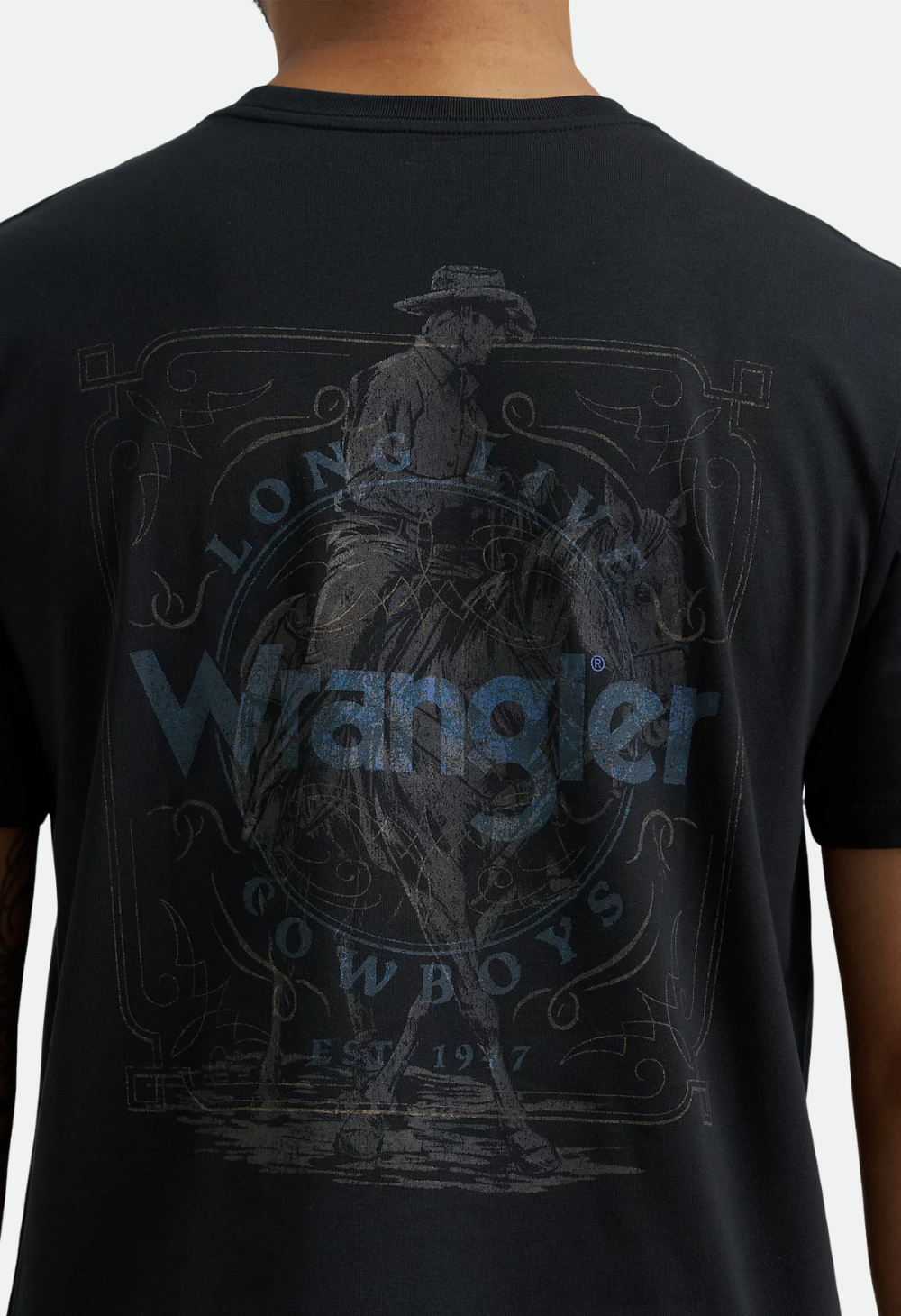 Wrangler Men's Cowboy Back Graphic T-Shirt