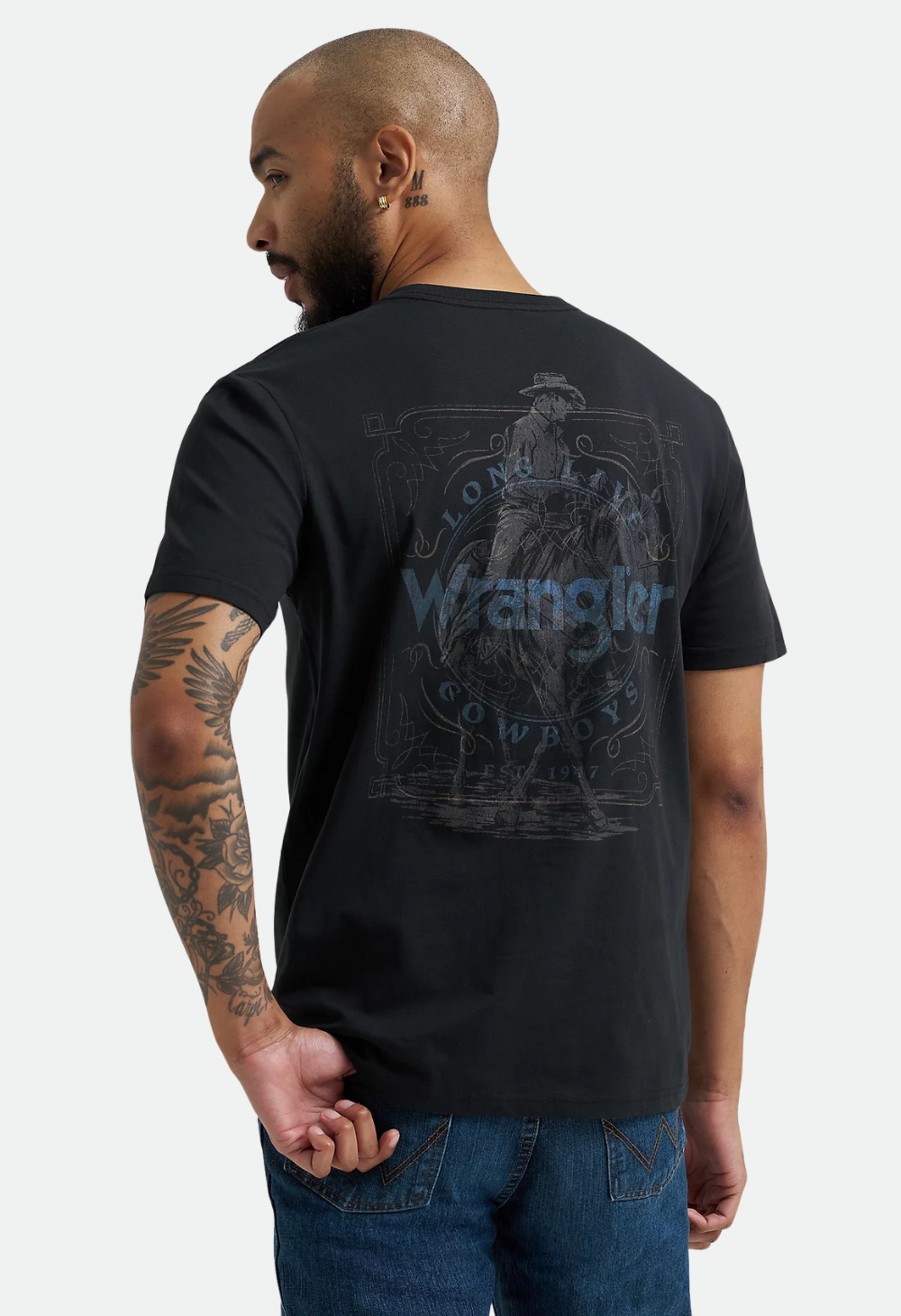 Wrangler Men's Cowboy Back Graphic T-Shirt