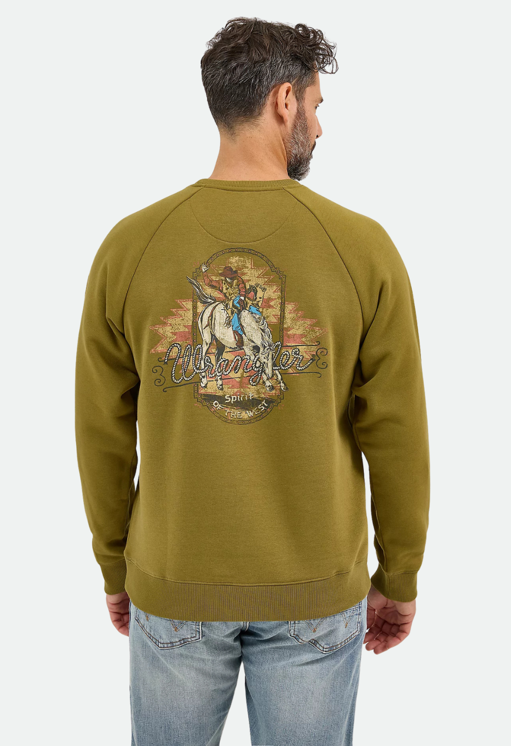 Wrangler Men's Graphic Crew Sweatshirt