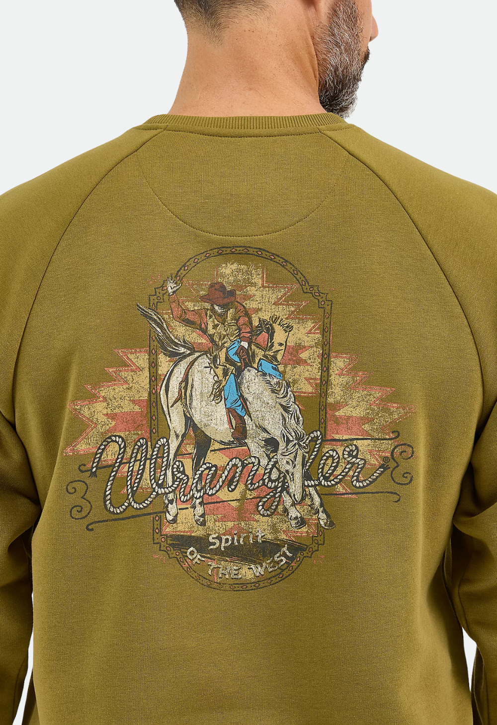 Wrangler Men's Graphic Crew Sweatshirt