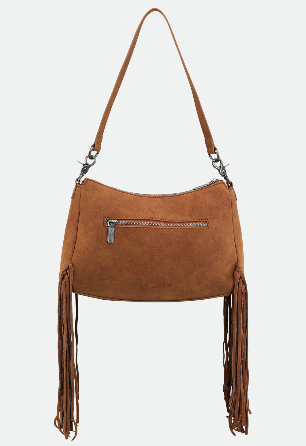Wrangler Women's Feature Buckle Shoulder Bag - Tan
