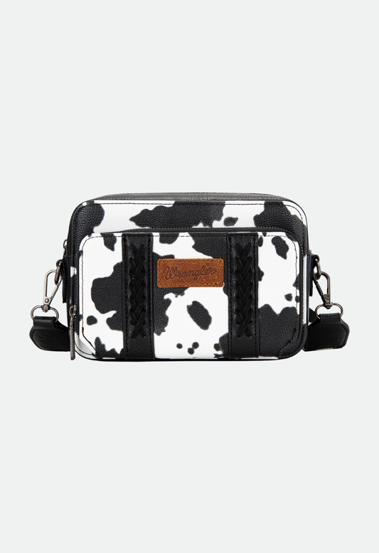 Wrangler Women's Cow Print Small Crossbody Bag