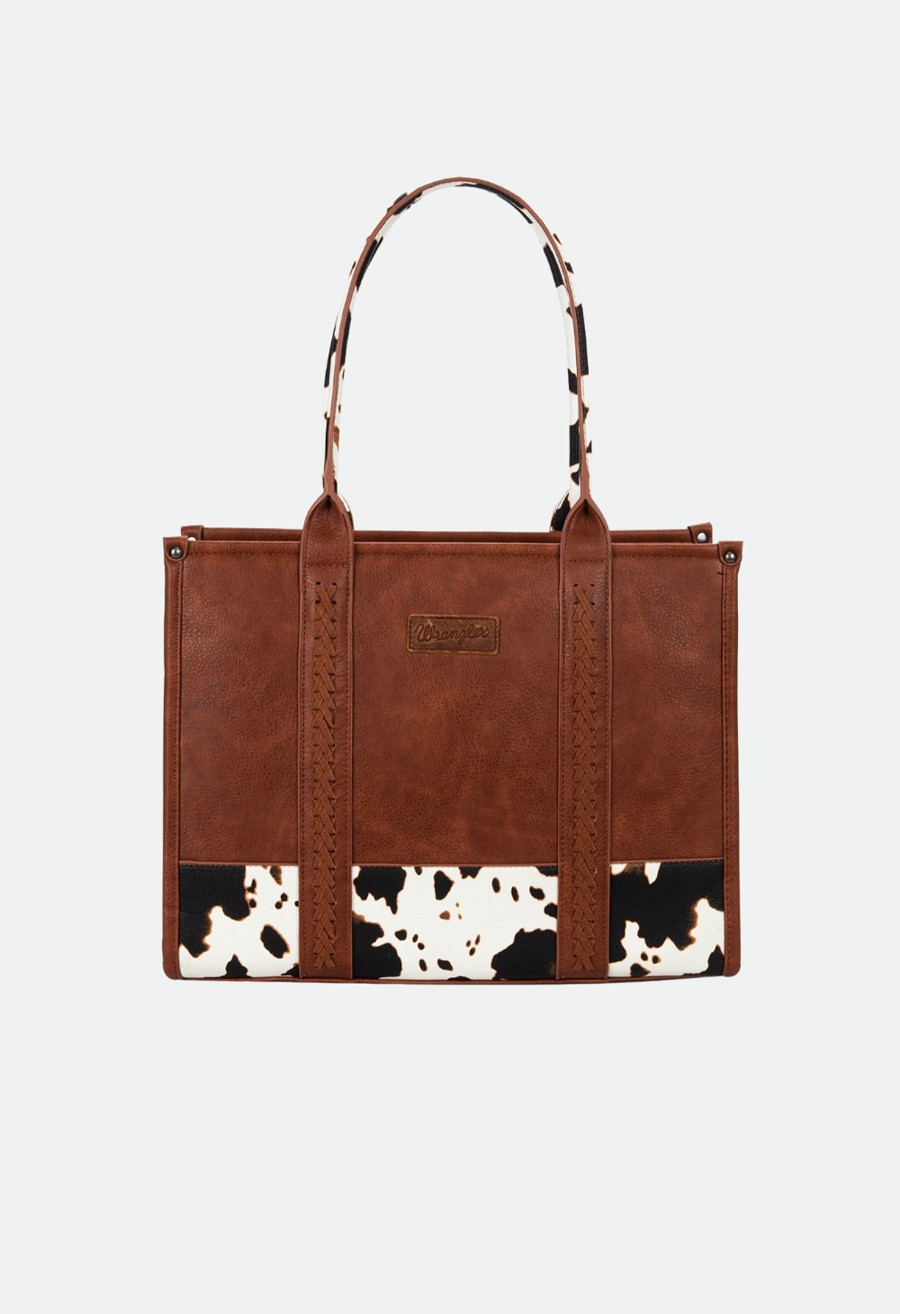 Wrangler Women's Cow Print Tote Bag