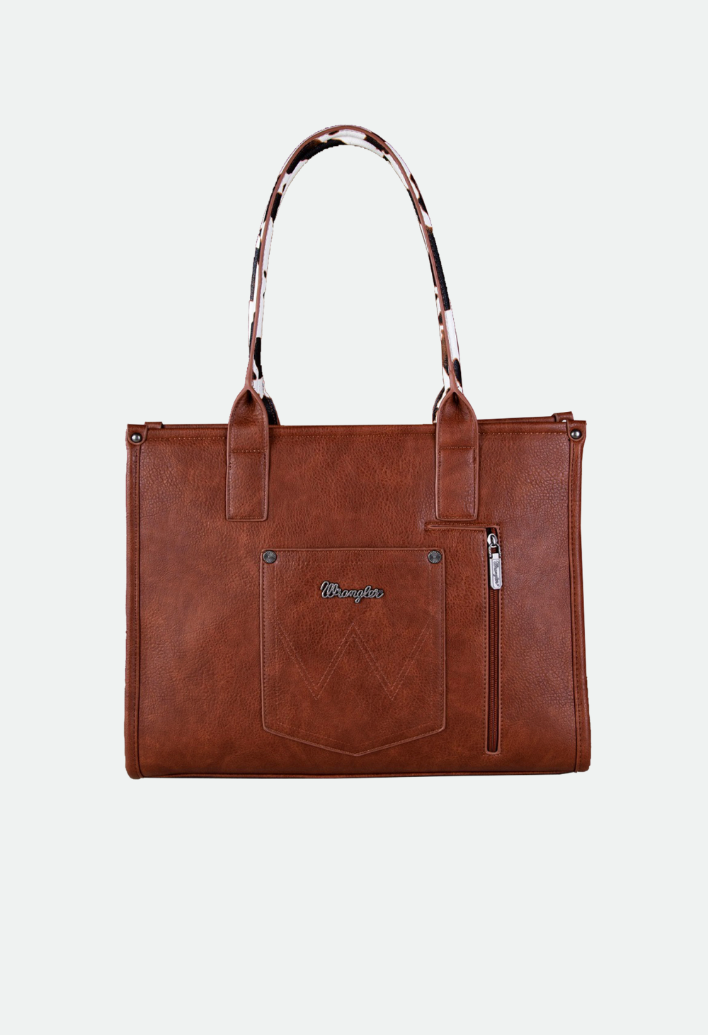 Wrangler Women's Cow Print Tote Bag