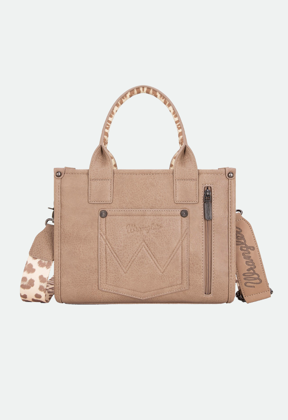 Wrangler Women's Leopard Print Crossbody Bag