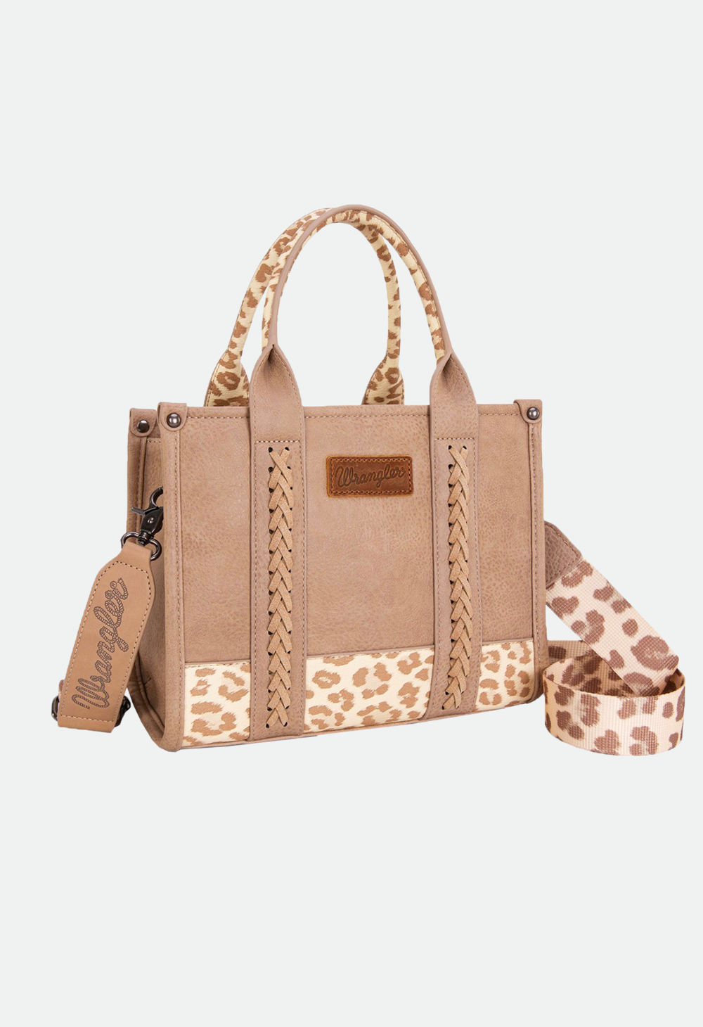 Wrangler Women's Leopard Print Crossbody Bag