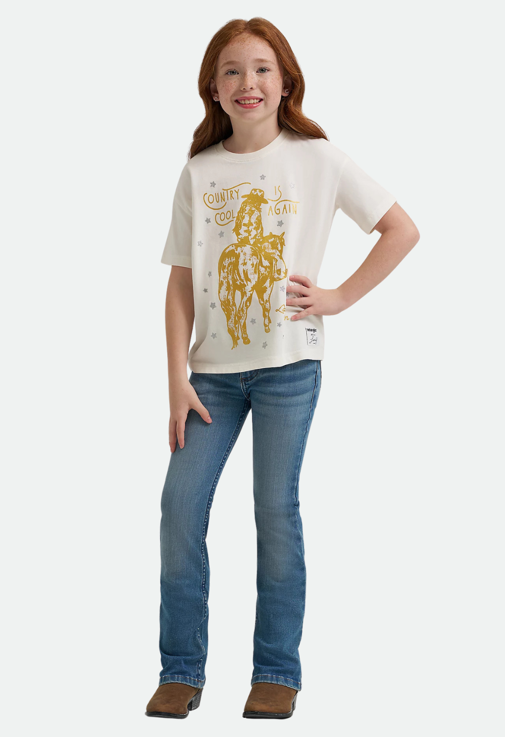 Wrangler x Girl's Lainey Wilson Country Cool Oversized Tee