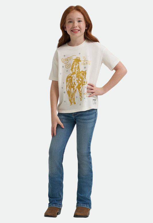 Wrangler x Girl's Lainey Wilson Country Cool Oversized Tee