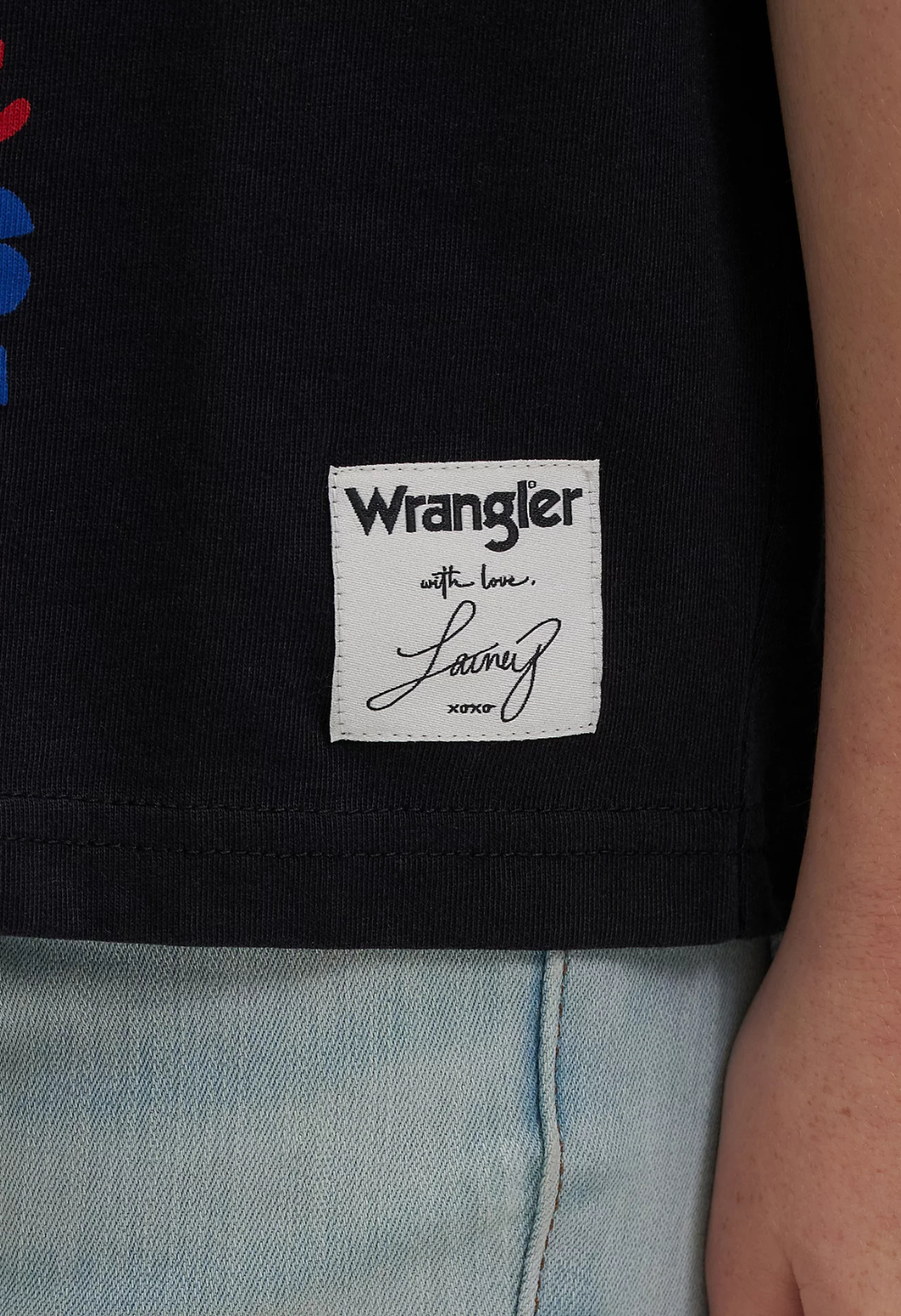 Wrangler x Girl's Lainey Wilson Jukebox Gold Oversized Tee