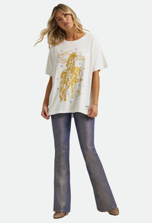Wrangler x Lainey Wilson Country Cool Oversized Tee