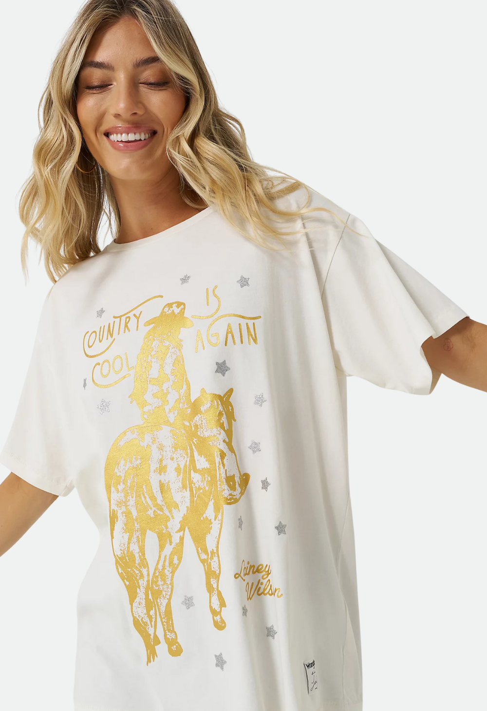Wrangler x Lainey Wilson Country Cool Oversized Tee