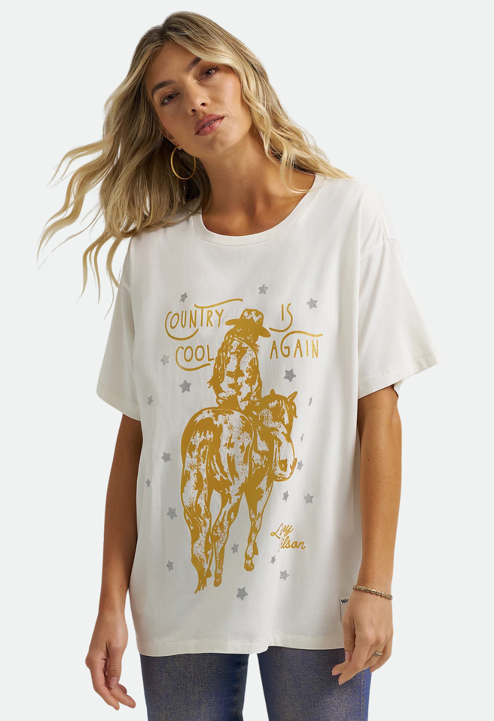 Wrangler x Lainey Wilson Country Cool Oversized Tee