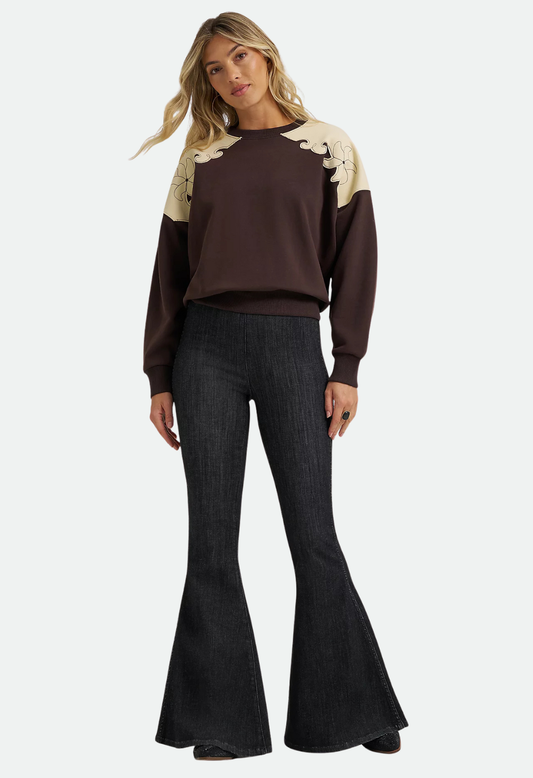 Wrangler x Lainey Wilson French Terry Crew Pullover