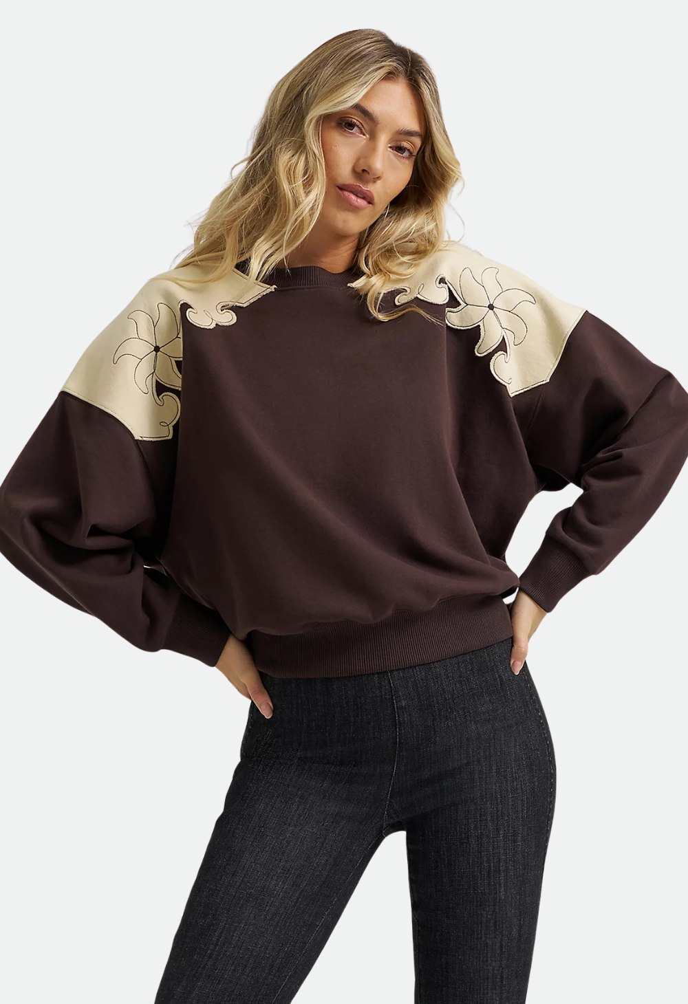 Wrangler x Lainey Wilson French Terry Crew Pullover