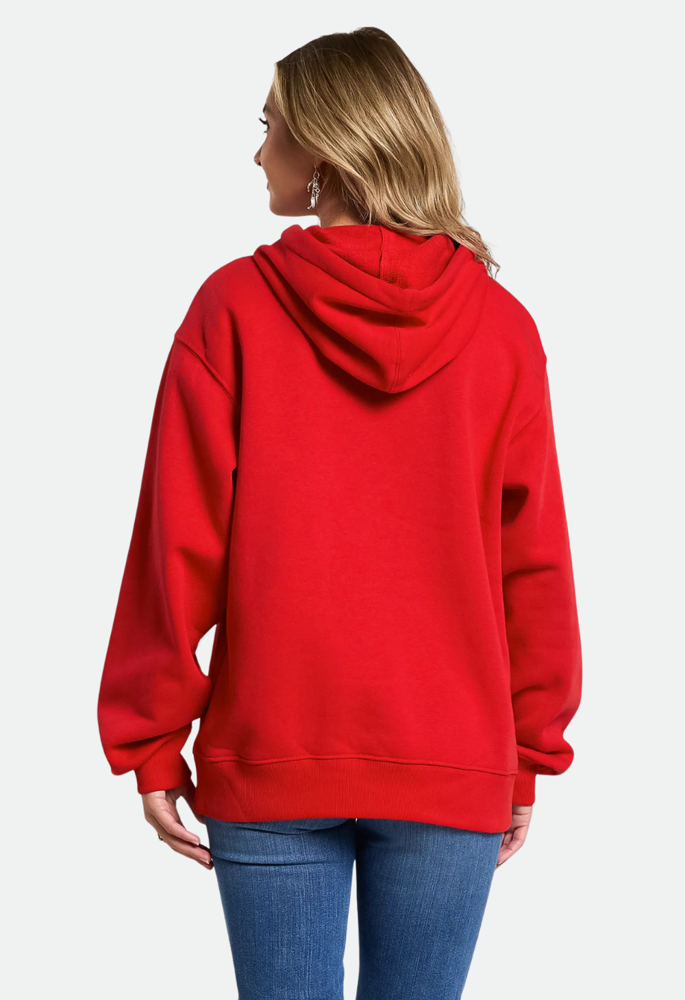 Wrangler Women's Classic Hooded Sweatshirt - Red