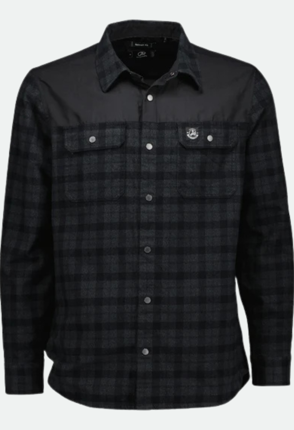 Swanndri Men's Marton Stormshield Long Sleeve Shirt - Grey/Black