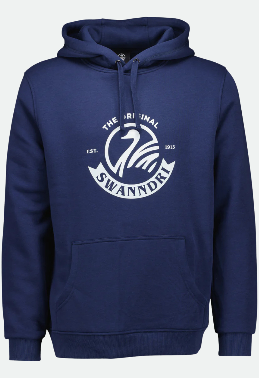 Swanndri Men's Original V2 Fleece Hoodie - Navy/Glacier Grey