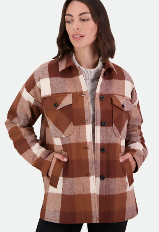Swanndri Women's Anchorage V2 Wool Shirt Jacket - Chelsea Check