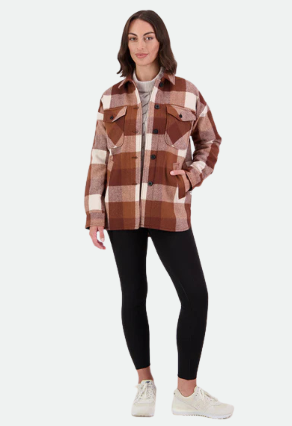 Swanndri Women's Anchorage V2 Wool Shirt Jacket - Chelsea Check