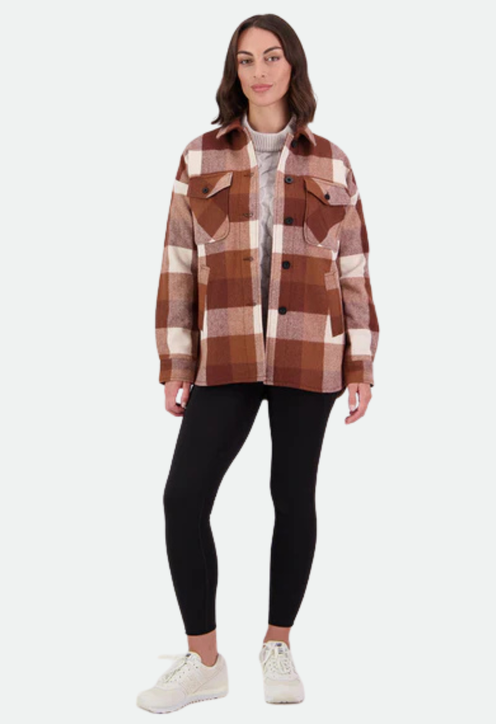 Swanndri Women's Anchorage V2 Wool Shirt Jacket - Chelsea Check