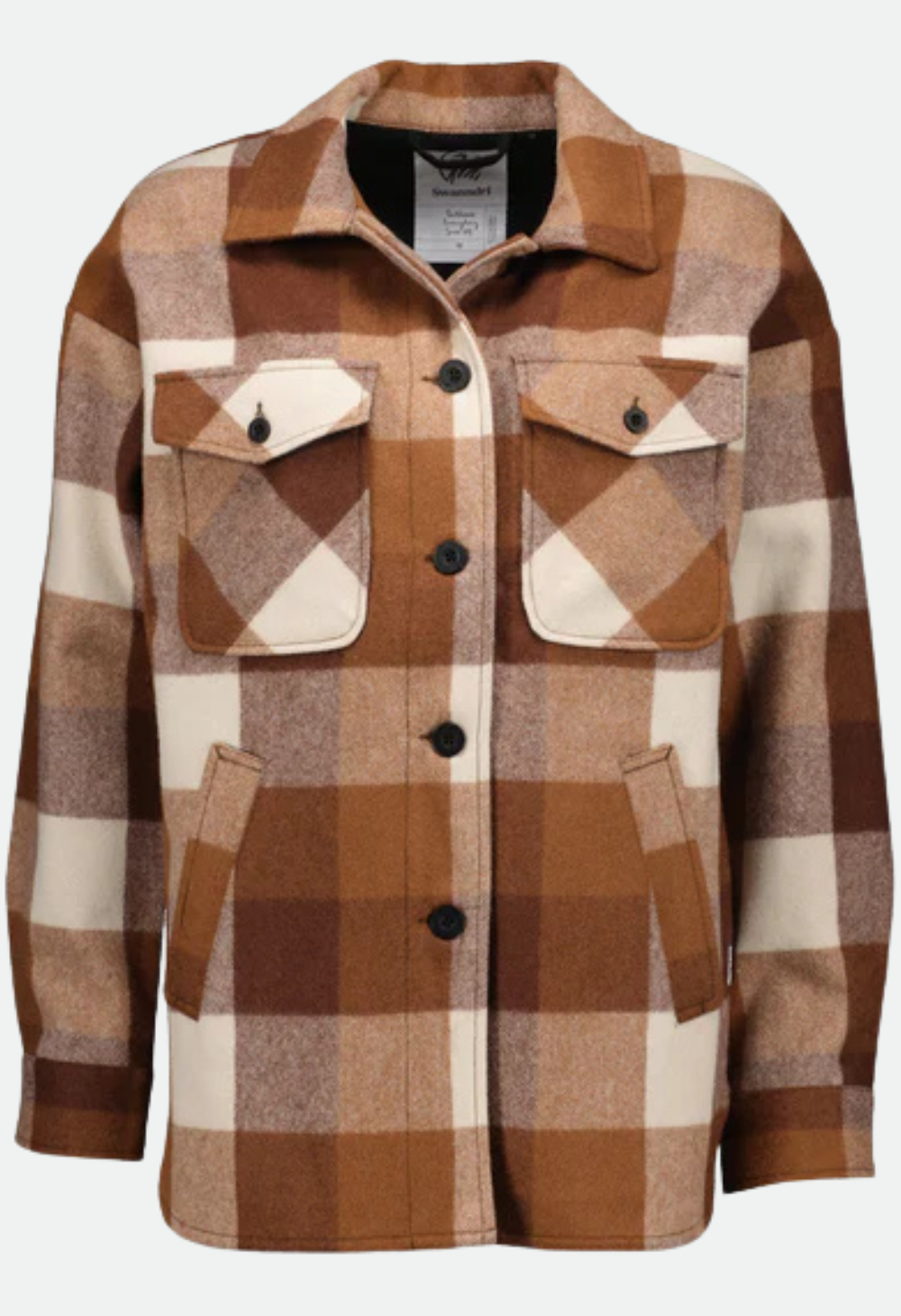 Swanndri Women's Anchorage V2 Wool Shirt Jacket - Chelsea Check