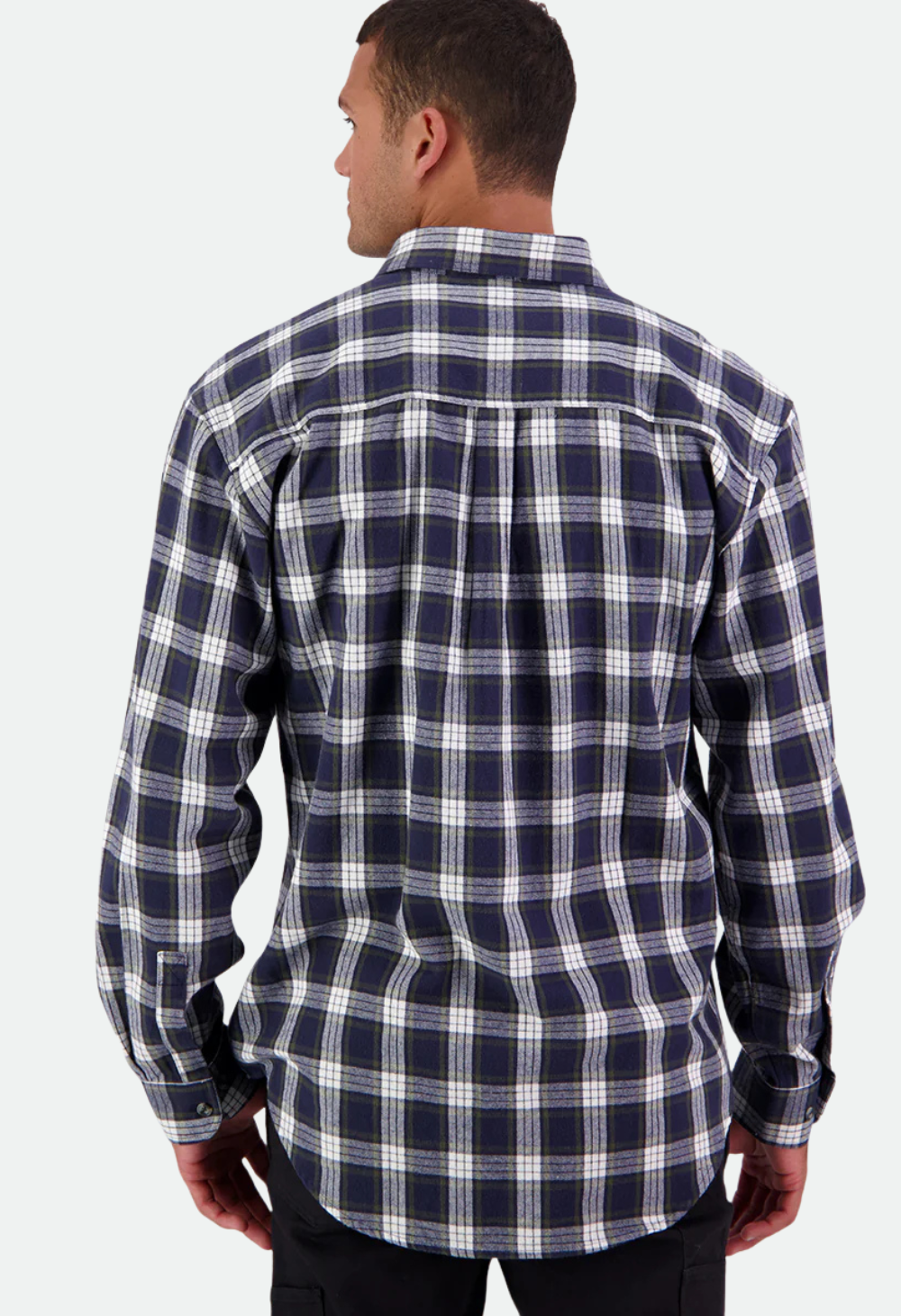 Swanndri Men's Barn Yarn Dye Long Sleeve Shirt