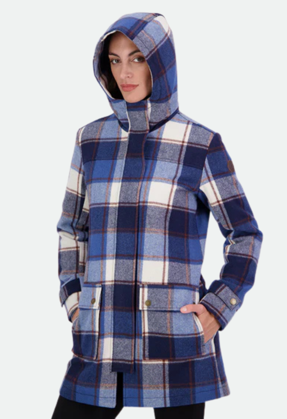 Swanndri Women's Annmore Wool Overcoat - Fitzroy Check