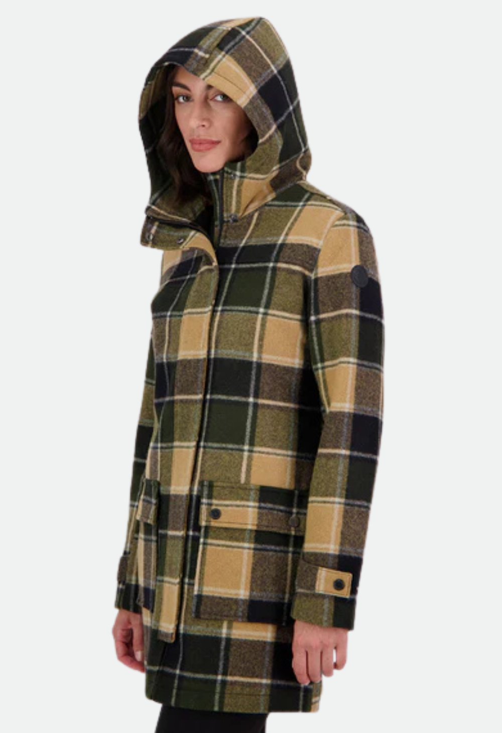 Swanndri Women's Annmore Wool Overcoat - Denver Check