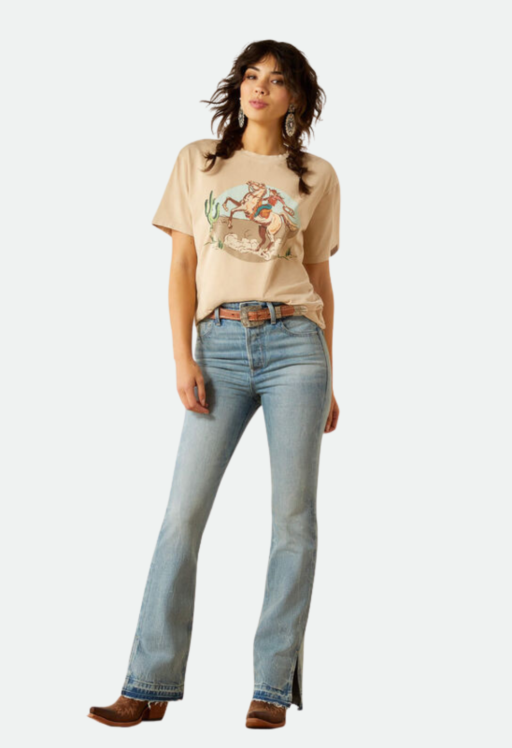 Ariat Women's Ultra High Rise Tomboy Jazmine Boot Cut Jean - Argentina
