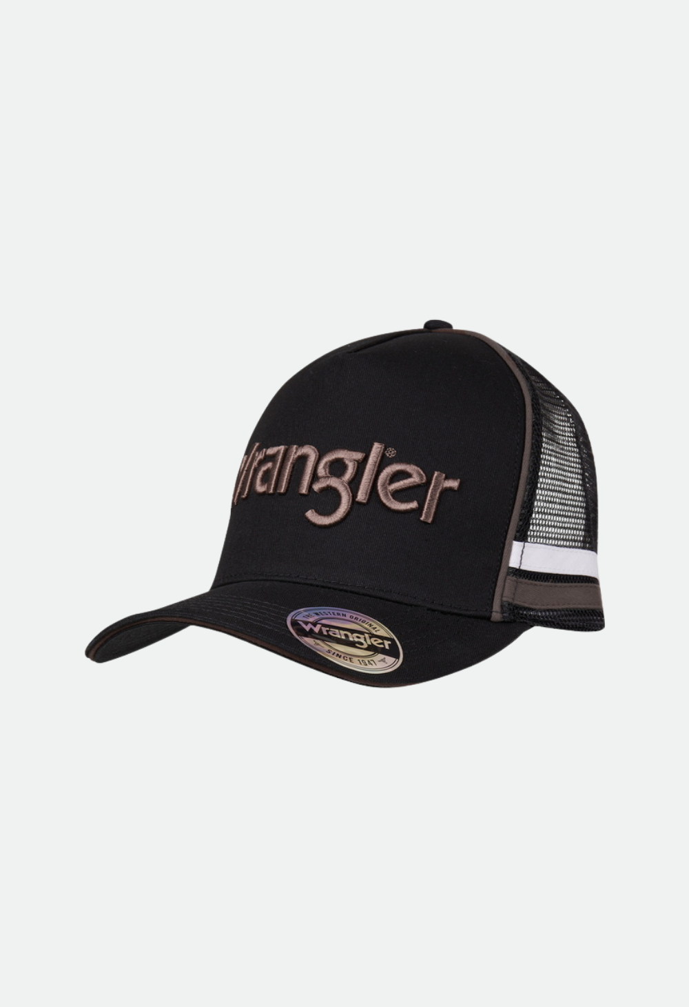 WRANGLER MENS LUKE HP TRUCKER CAP (BLACK)