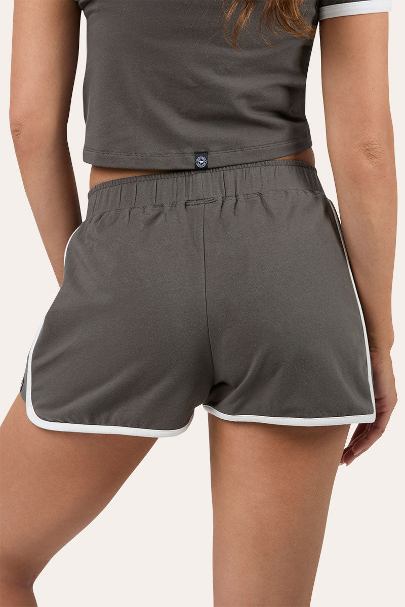 Ringers Western Womens Lolita Baby Short - Charcoal