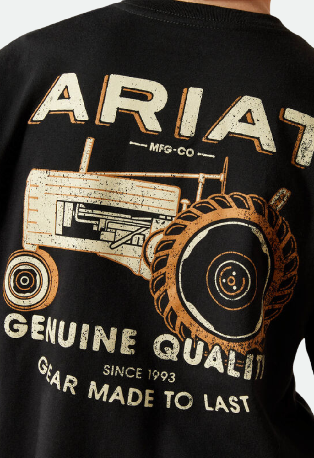 Ariat Boy's Gramps Tractor T-Shirt - Black