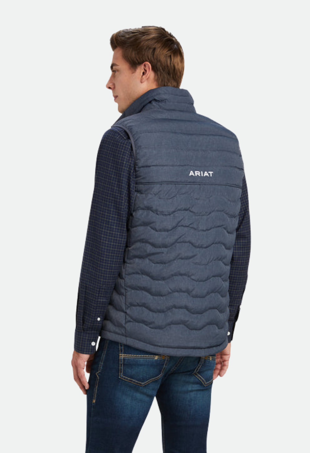 Ariat Mens Ideal Down Vest (Charcoal Heather) - CLEARANCE