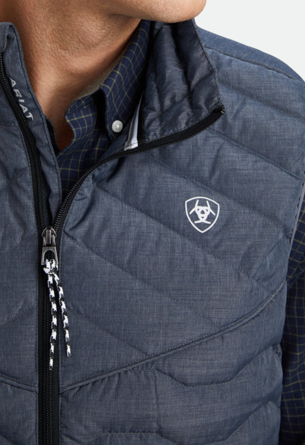 Ariat Mens Ideal Down Vest (Charcoal Heather) - CLEARANCE